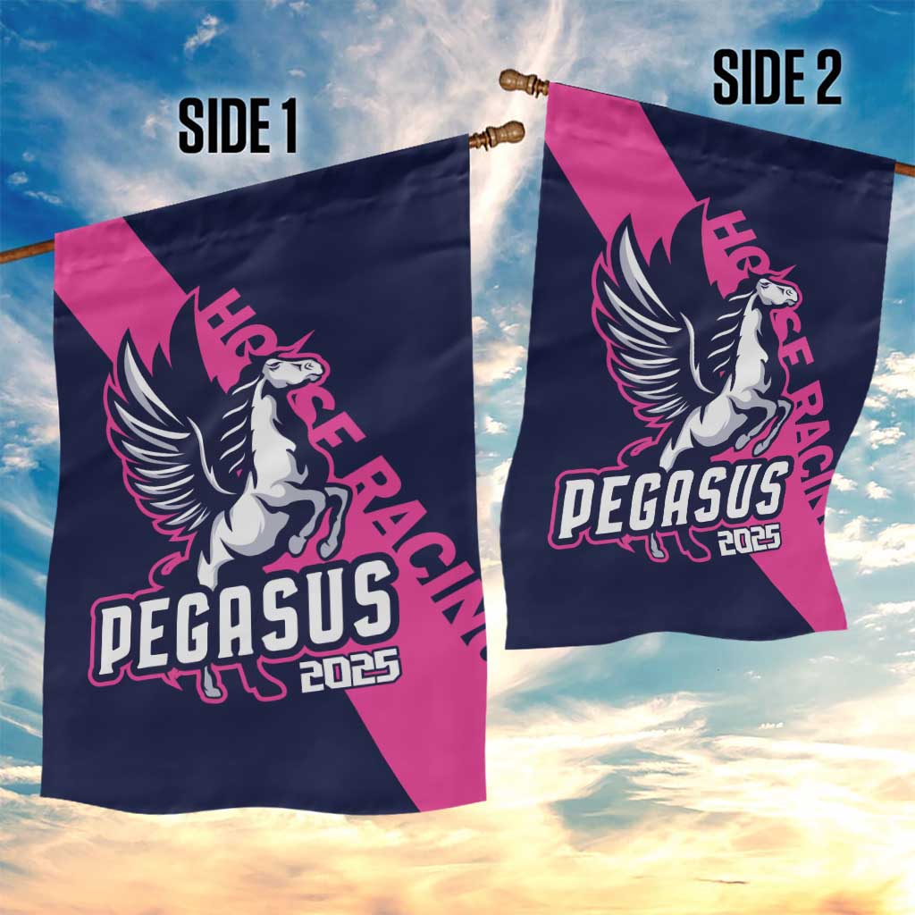 Pegasus Horse Racing 2025 Garden Flag Where Champions Rise - Wonder Print Shop