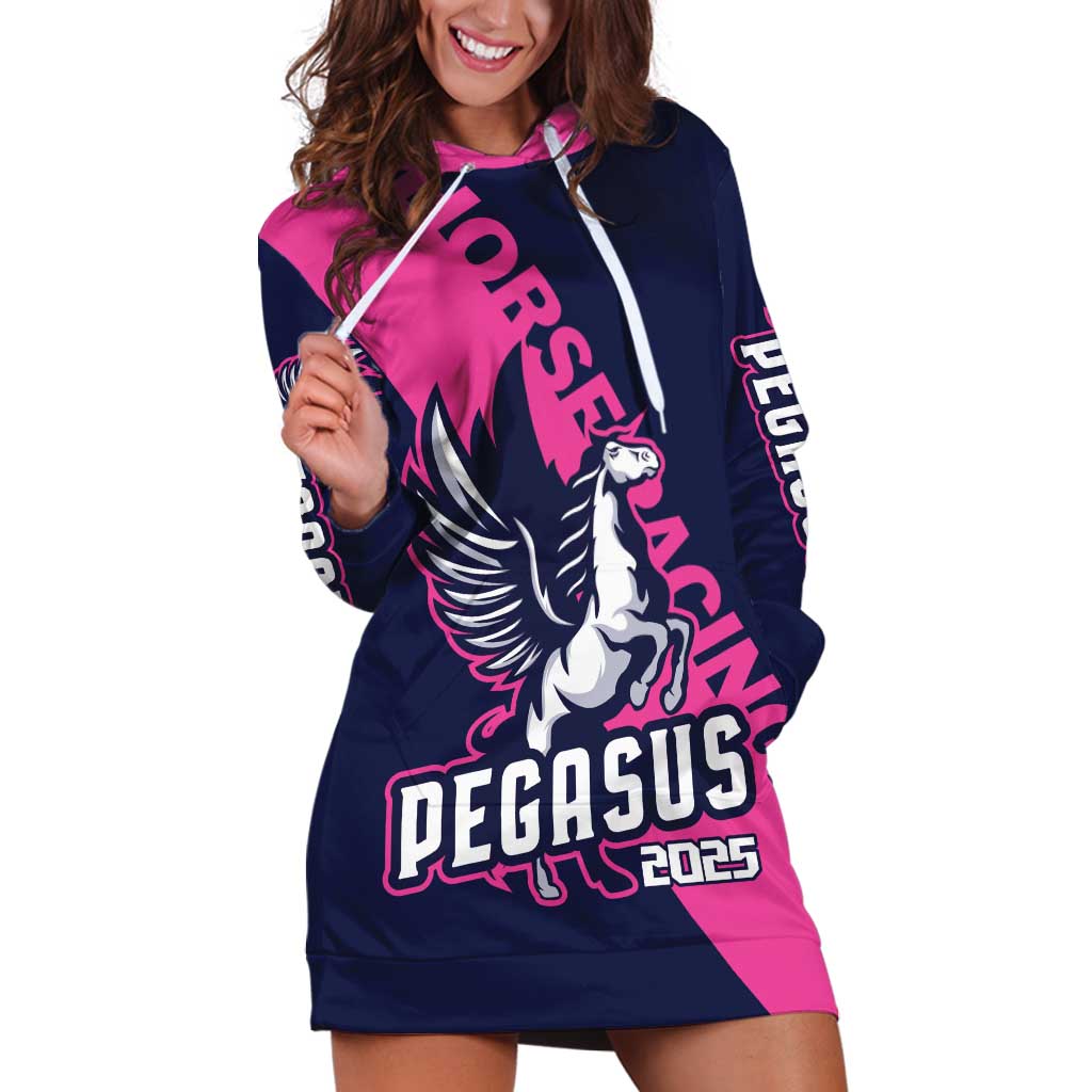 Personalized Pegasus Horse Racing 2025 Hoodie Dress Where Champions Rise - Wonder Print Shop