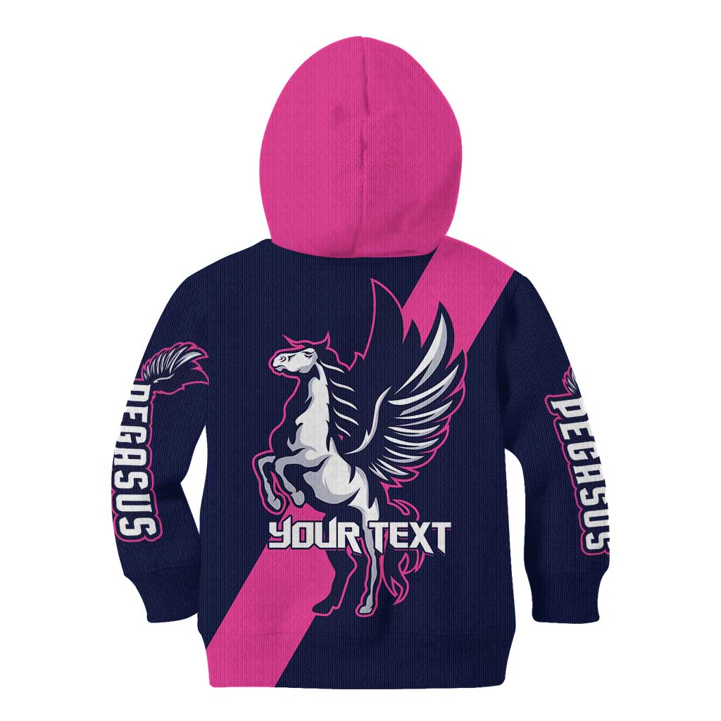 Personalized Pegasus Horse Racing 2025 Kid Hoodie Where Champions Rise - Wonder Print Shop