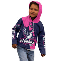Personalized Pegasus Horse Racing 2025 Kid Hoodie Where Champions Rise - Wonder Print Shop
