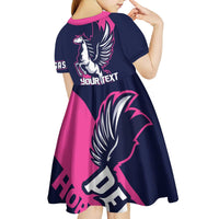 Personalized Pegasus Horse Racing 2025 Kid Short Sleeve Dress Where Champions Rise - Wonder Print Shop