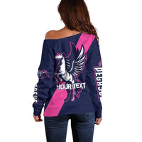 Personalized Pegasus Horse Racing 2025 Off Shoulder Sweater Where Champions Rise - Wonder Print Shop