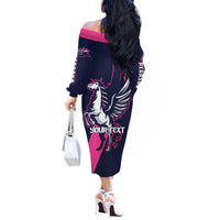 Personalized Pegasus Horse Racing 2025 Off The Shoulder Long Sleeve Dress Where Champions Rise - Wonder Print Shop