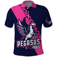 Personalized Pegasus Horse Racing 2025 Polo Shirt Where Champions Rise - Wonder Print Shop