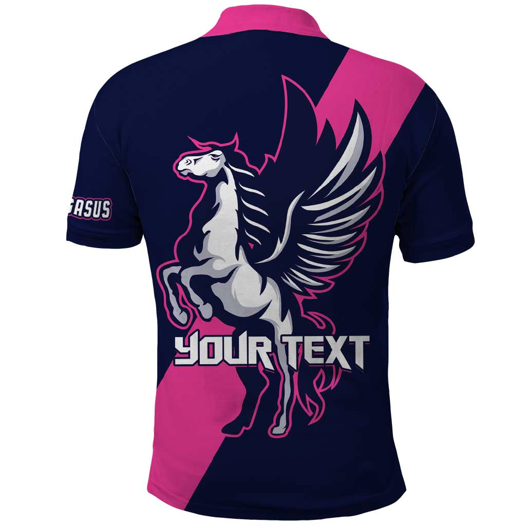Personalized Pegasus Horse Racing 2025 Polo Shirt Where Champions Rise - Wonder Print Shop