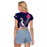 Personalized Pegasus Horse Racing 2025 Raglan Cropped T Shirt Where Champions Rise - Wonder Print Shop