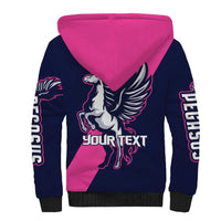 Personalized Pegasus Horse Racing 2025 Sherpa Hoodie Where Champions Rise - Wonder Print Shop