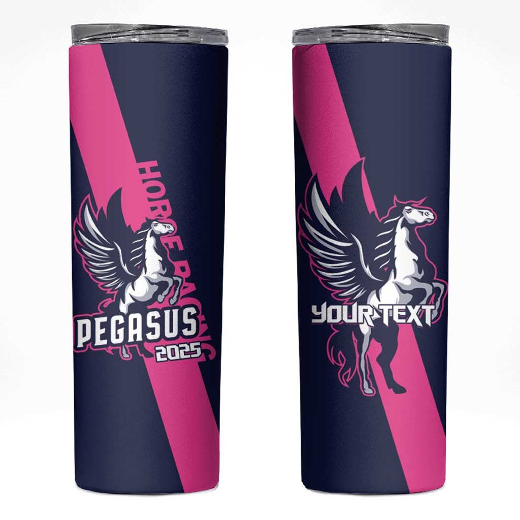 Personalized Pegasus Horse Racing 2025 Skinny Tumbler Where Champions Rise - Wonder Print Shop