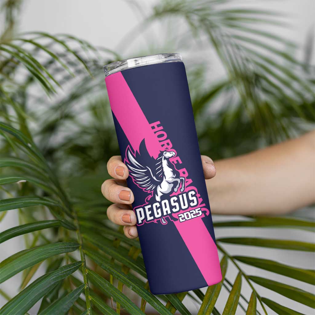 Personalized Pegasus Horse Racing 2025 Skinny Tumbler Where Champions Rise - Wonder Print Shop