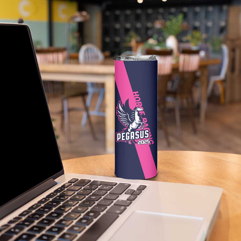 Personalized Pegasus Horse Racing 2025 Skinny Tumbler Where Champions Rise - Wonder Print Shop