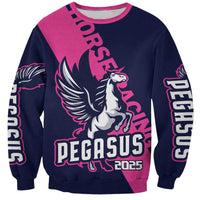 Personalized Pegasus Horse Racing 2025 Sweatshirt Where Champions Rise - Wonder Print Shop