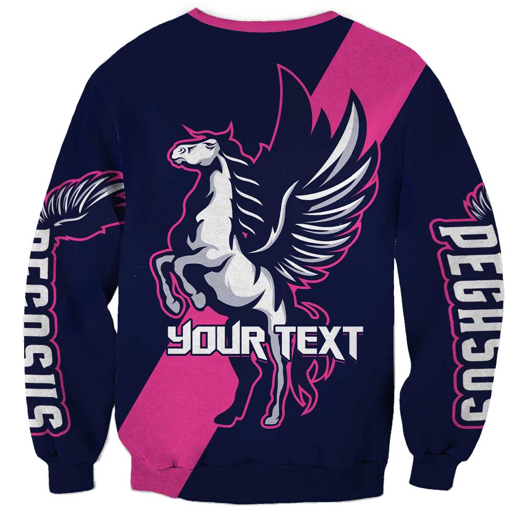 Personalized Pegasus Horse Racing 2025 Sweatshirt Where Champions Rise - Wonder Print Shop