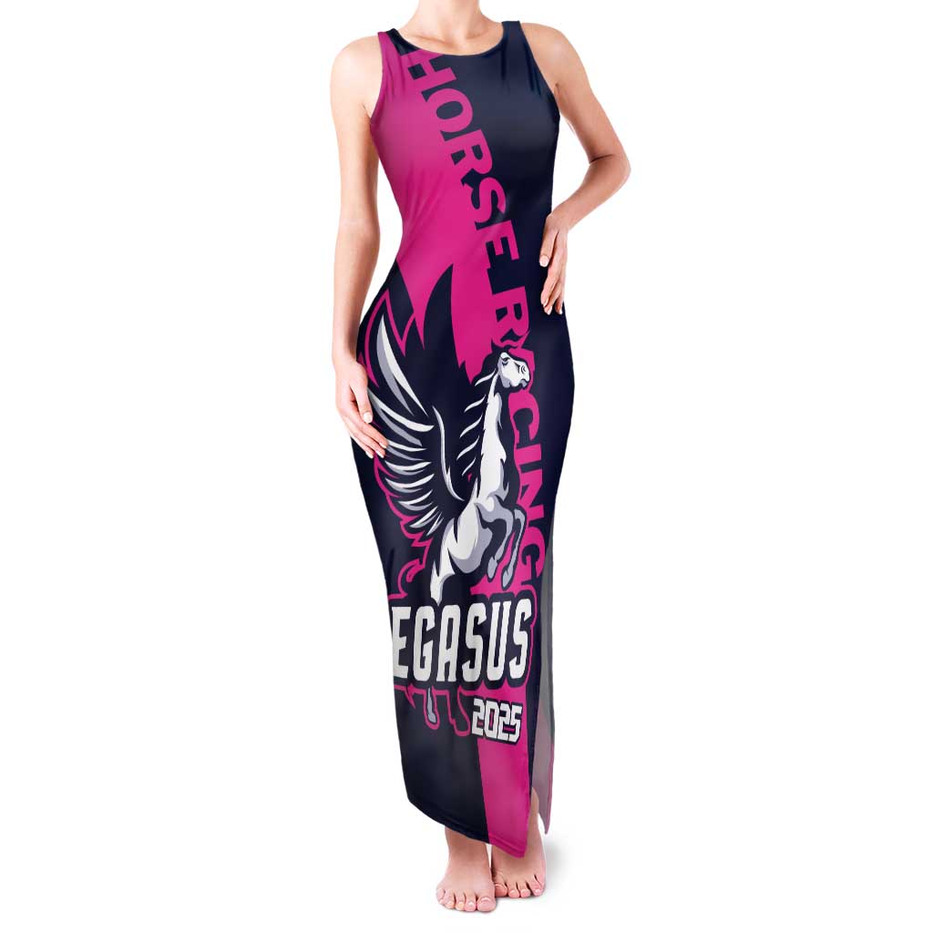 Personalized Pegasus Horse Racing 2025 Tank Maxi Dress Where Champions Rise - Wonder Print Shop