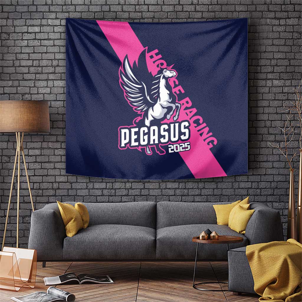 Pegasus Horse Racing 2025 Tapestry Where Champions Rise - Wonder Print Shop