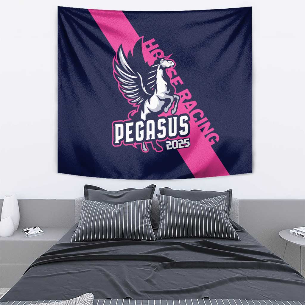 Pegasus Horse Racing 2025 Tapestry Where Champions Rise - Wonder Print Shop