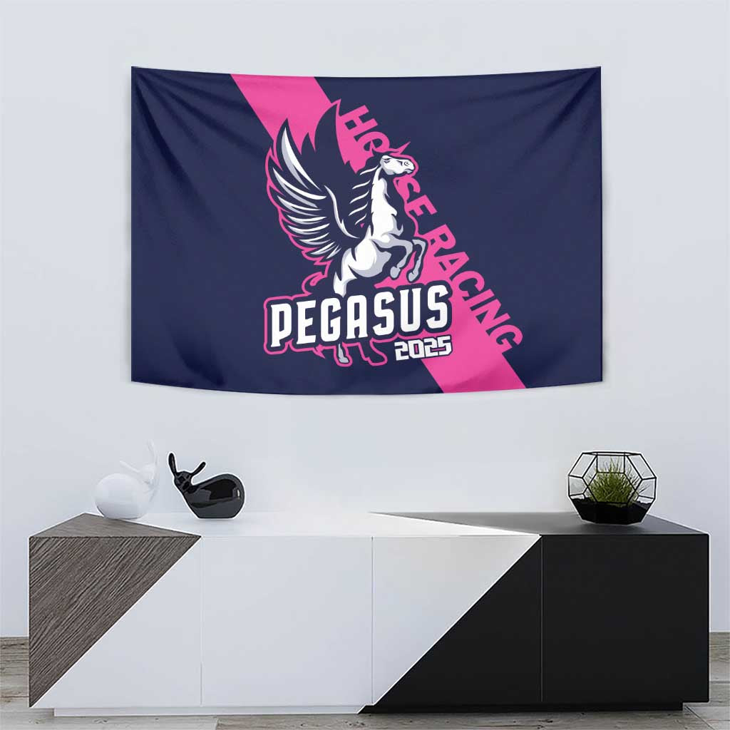Pegasus Horse Racing 2025 Tapestry Where Champions Rise - Wonder Print Shop