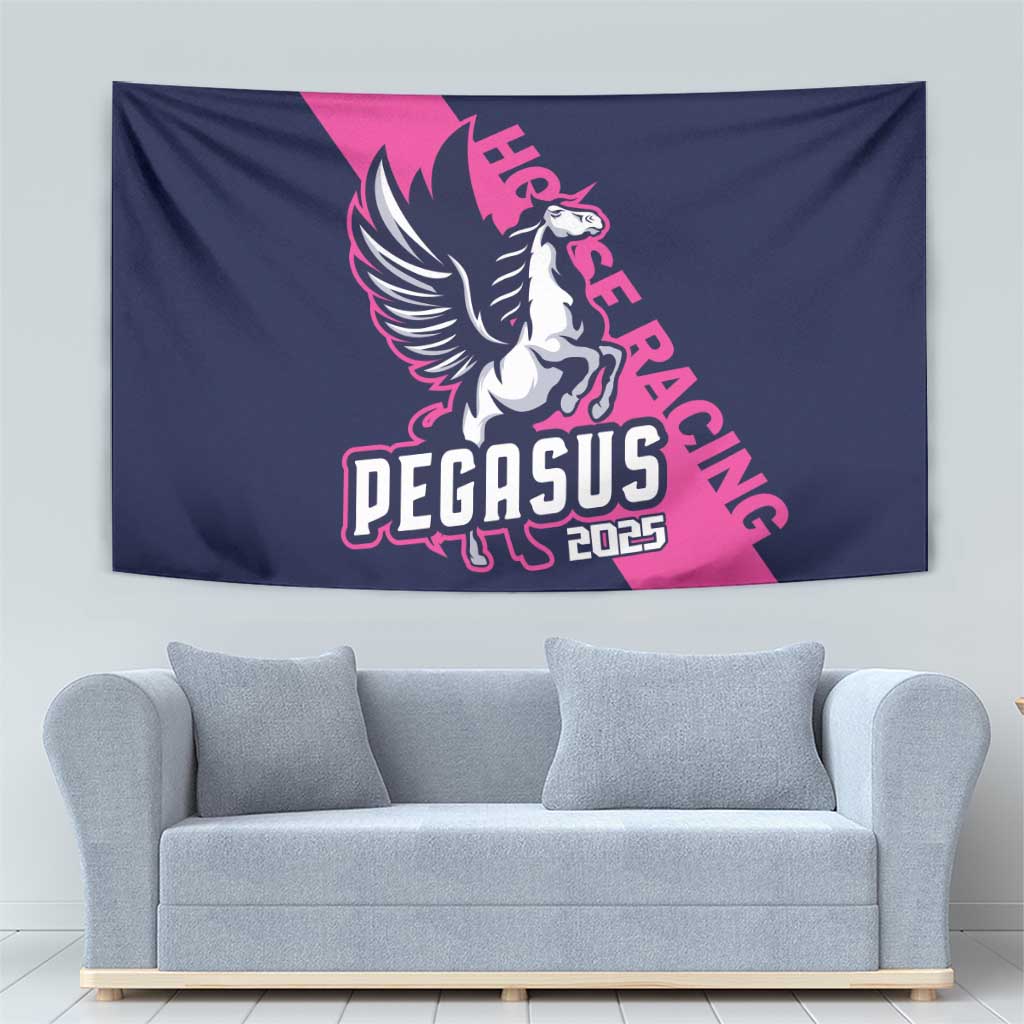 Pegasus Horse Racing 2025 Tapestry Where Champions Rise - Wonder Print Shop
