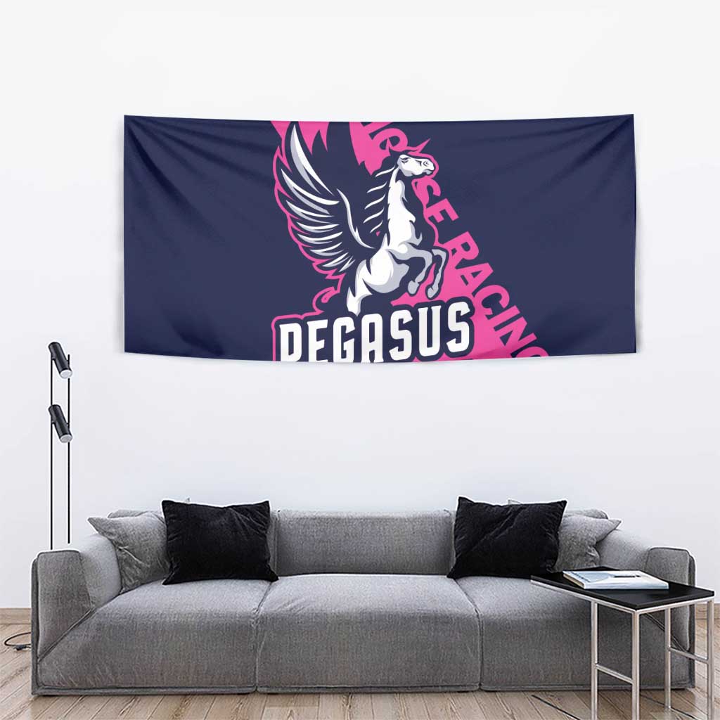 Pegasus Horse Racing 2025 Tapestry Where Champions Rise - Wonder Print Shop