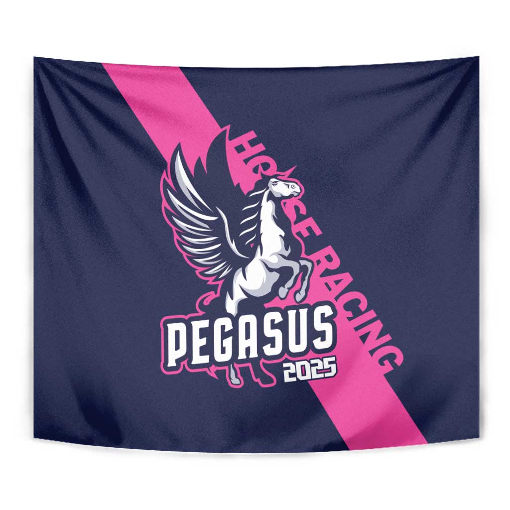 Pegasus Horse Racing 2025 Tapestry Where Champions Rise - Wonder Print Shop