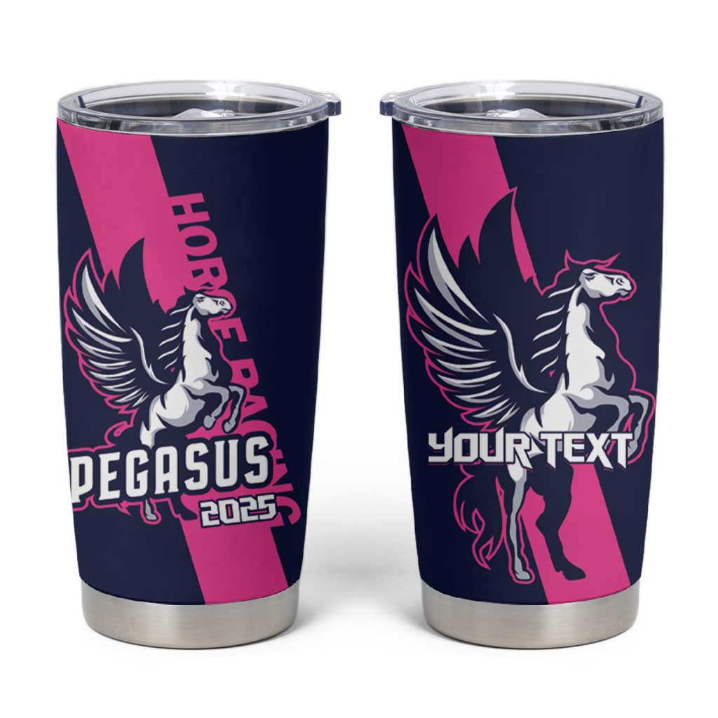 Personalized Pegasus Horse Racing 2025 Tumbler Cup Where Champions Rise - Wonder Print Shop