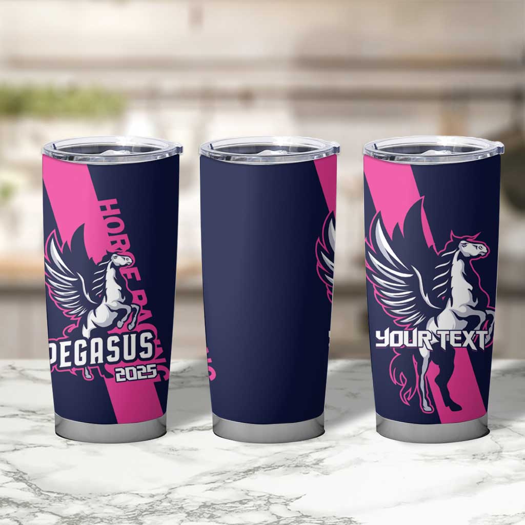 Personalized Pegasus Horse Racing 2025 Tumbler Cup Where Champions Rise - Wonder Print Shop