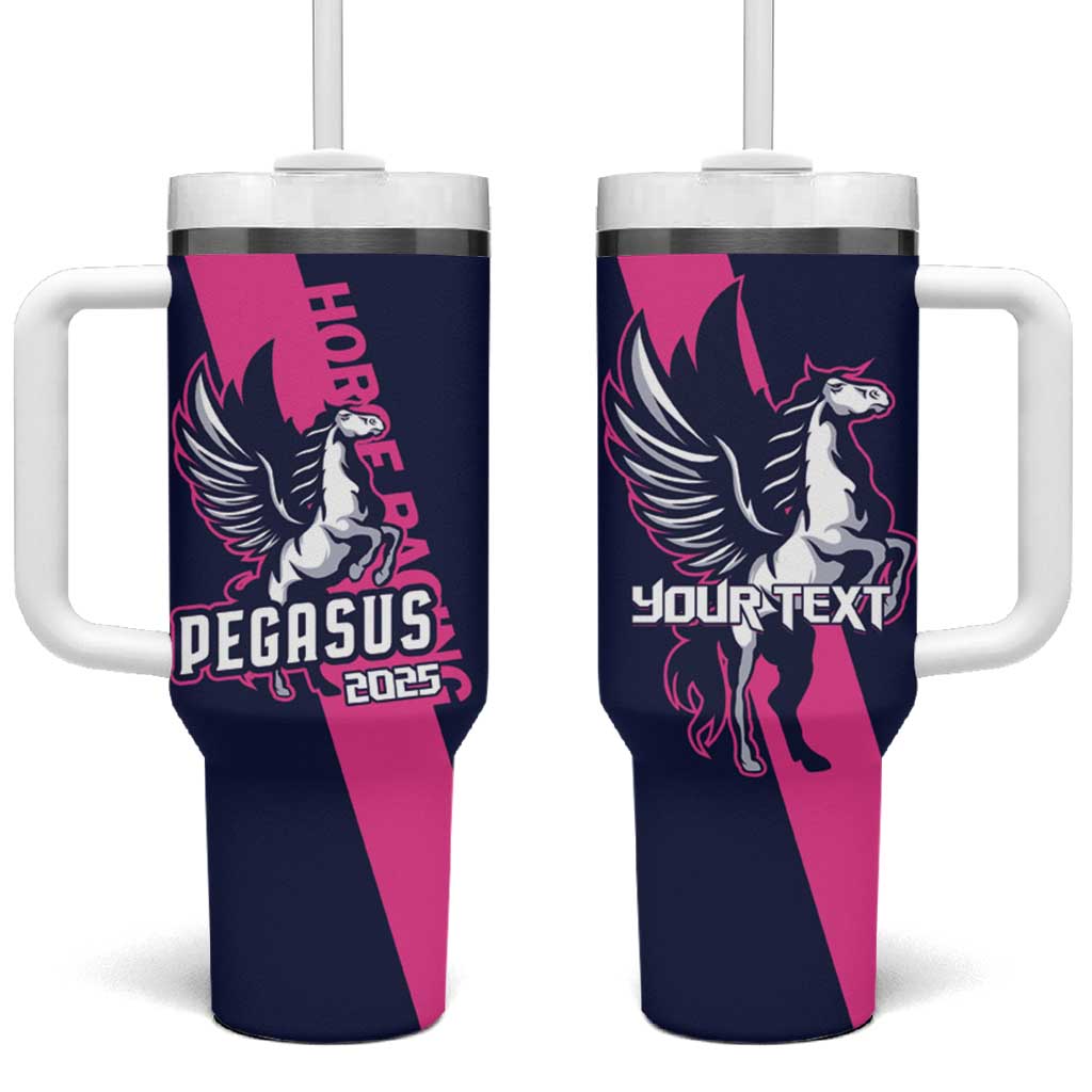 Personalized Pegasus Horse Racing 2025 Tumbler With Handle Where Champions Rise - Wonder Print Shop