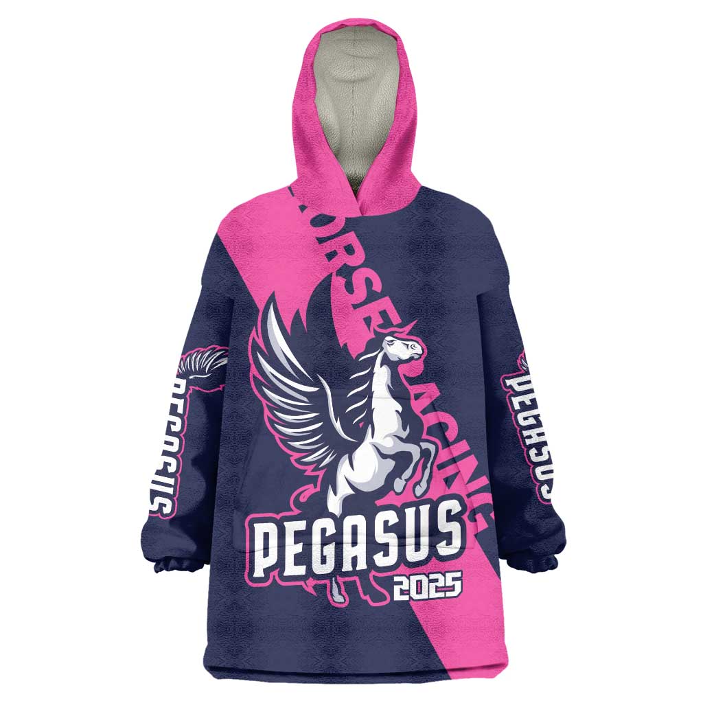 Personalized Pegasus Horse Racing 2025 Wearable Blanket Hoodie Where Champions Rise - Wonder Print Shop