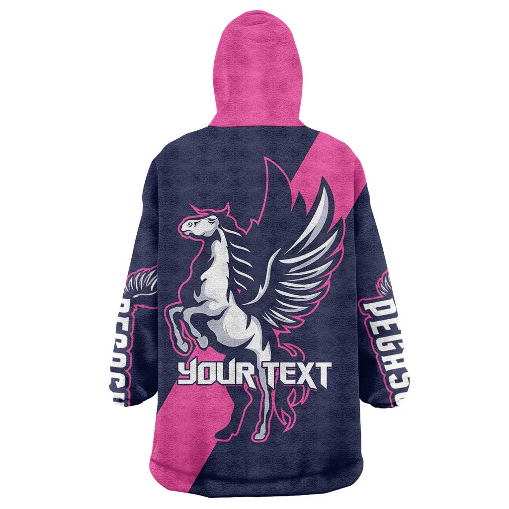 Personalized Pegasus Horse Racing 2025 Wearable Blanket Hoodie Where Champions Rise - Wonder Print Shop