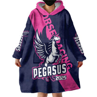Personalized Pegasus Horse Racing 2025 Wearable Blanket Hoodie Where Champions Rise - Wonder Print Shop