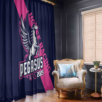 Pegasus Horse Racing 2025 Window Curtain Where Champions Rise - Wonder Print Shop