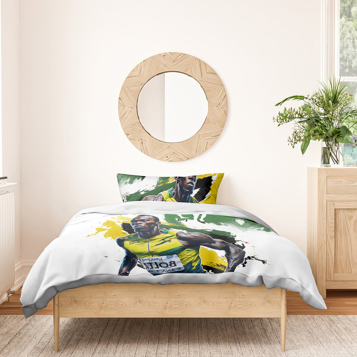 Jamaica Bedding Set Proud to be Lightning Bolt - Wonder Print Shop