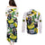 Jamaica Couples Matching Puletasi and Long Sleeve Button Shirt Proud to be Lightning Bolt - Wonder Print Shop