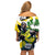 Jamaica Family Matching Off Shoulder Short Dress and Hawaiian Shirt Proud to be Lightning Bolt - Wonder Print Shop