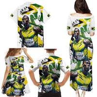 Jamaica Family Matching Puletasi and Hawaiian Shirt Proud to be Lightning Bolt - Wonder Print Shop