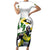 Jamaica Family Matching Short Sleeve Bodycon Dress and Hawaiian Shirt Proud to be Lightning Bolt - Wonder Print Shop