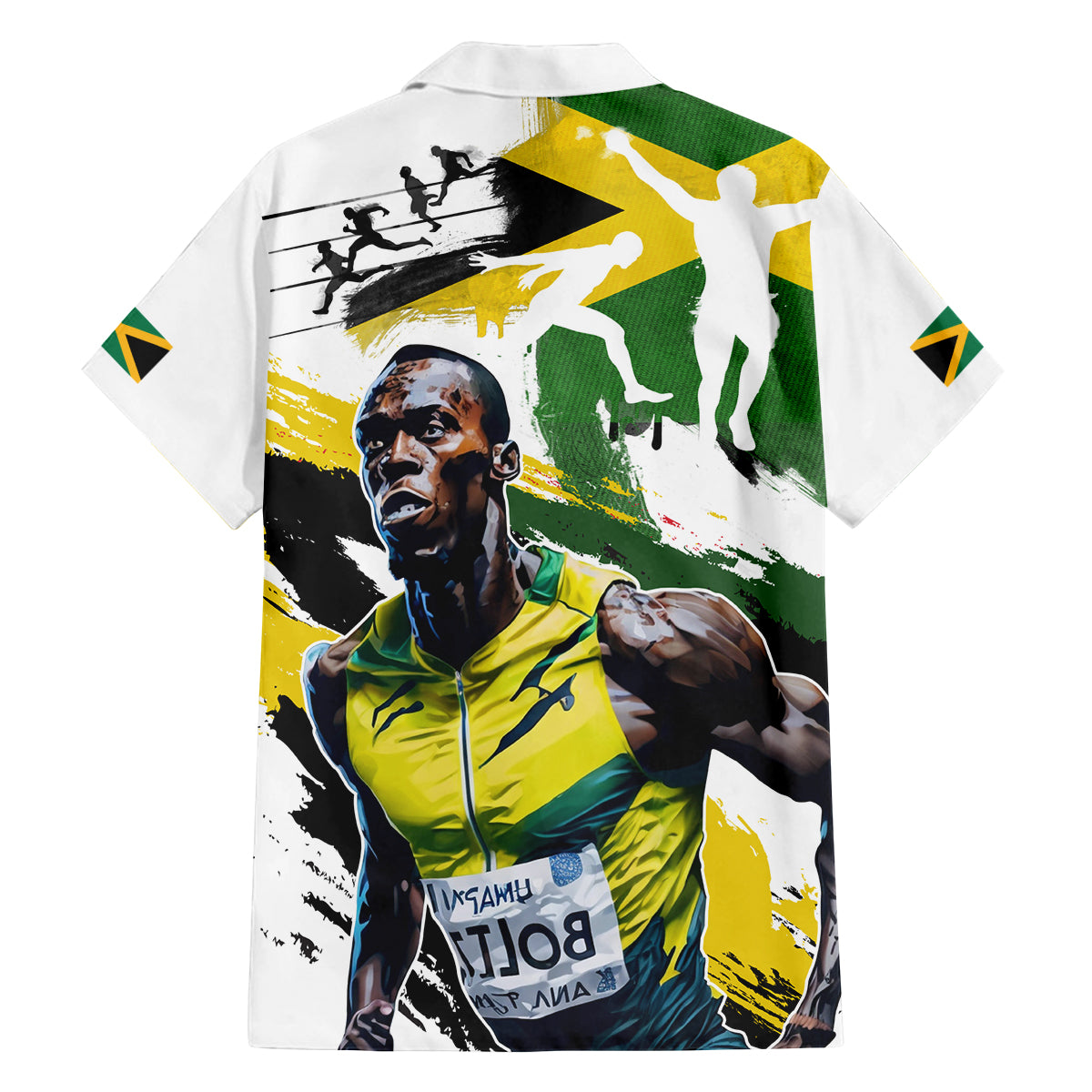 Jamaica Family Matching Tank Maxi Dress and Hawaiian Shirt Proud to be Lightning Bolt - Wonder Print Shop