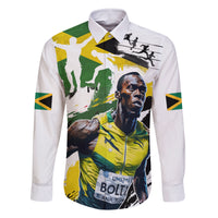 Jamaica Family Matching Tank Maxi Dress and Hawaiian Shirt Proud to be Lightning Bolt - Wonder Print Shop