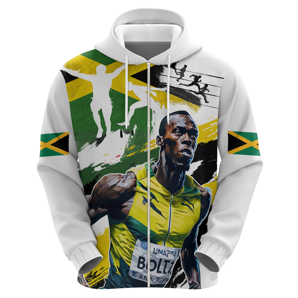 Jamaica Hoodie Proud to be Lightning Bolt - Wonder Print Shop