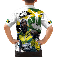 Jamaica Kid Hawaiian Shirt Proud to be Lightning Bolt - Wonder Print Shop