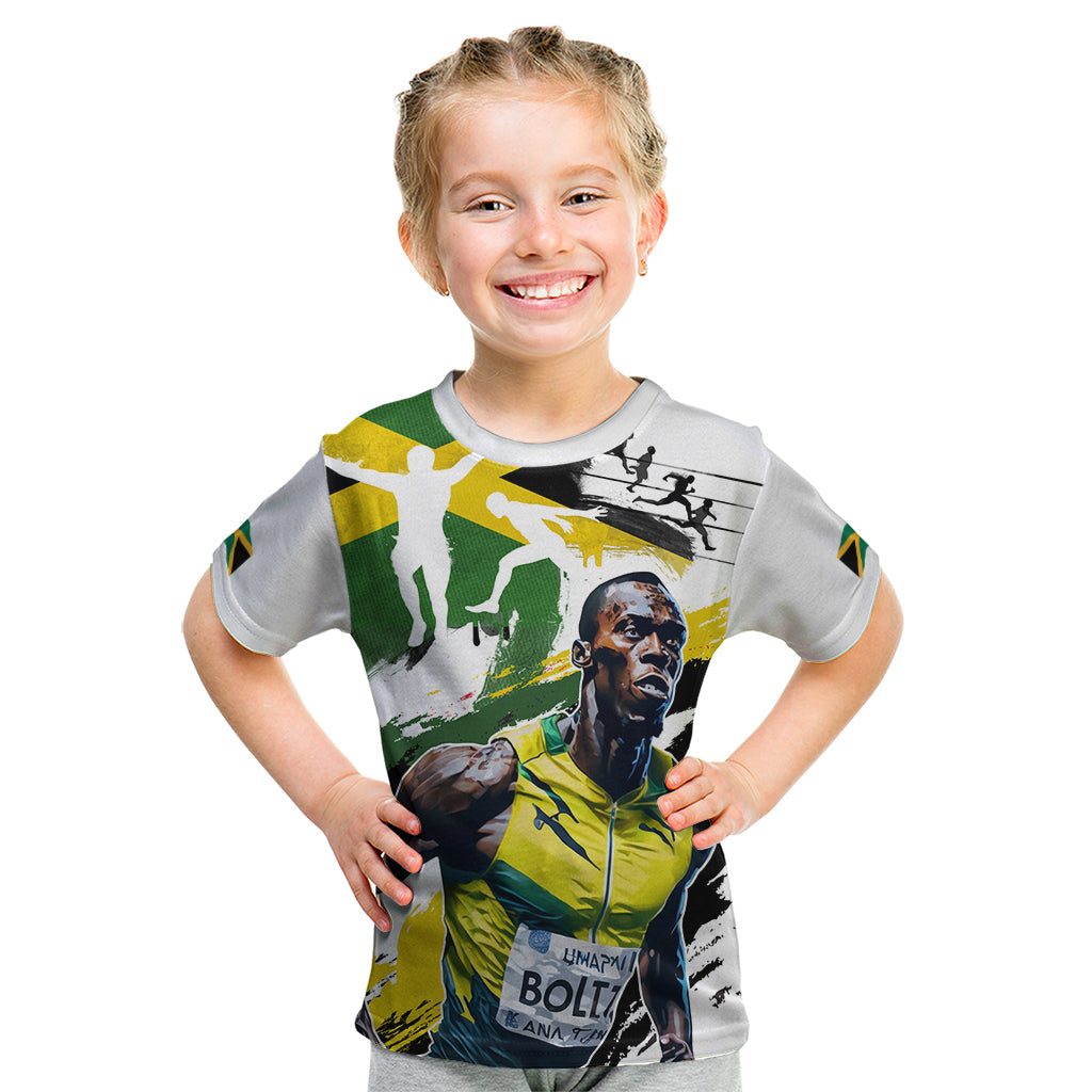 Jamaica Kid T Shirt Proud to be Lightning Bolt - Wonder Print Shop