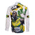 Jamaica Long Sleeve Button Shirt Proud to be Lightning Bolt - Wonder Print Shop