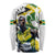 Jamaica Long Sleeve Shirt Proud to be Lightning Bolt - Wonder Print Shop