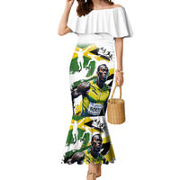 Jamaica Mermaid Dress Proud to be Lightning Bolt - Wonder Print Shop