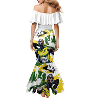Jamaica Mermaid Dress Proud to be Lightning Bolt - Wonder Print Shop