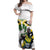 Jamaica Off Shoulder Maxi Dress Proud to be Lightning Bolt - Wonder Print Shop
