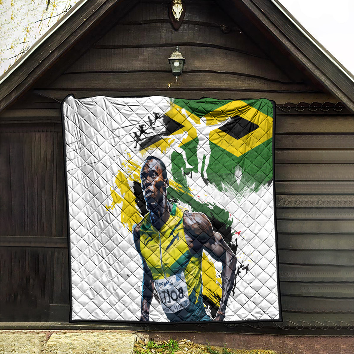 Jamaica Quilt Proud to be Lightning Bolt - Wonder Print Shop