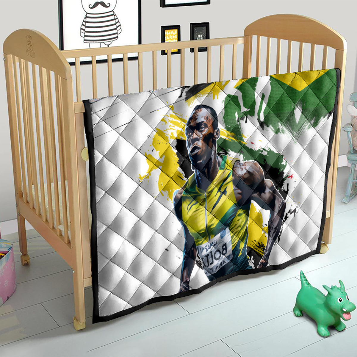 Jamaica Quilt Proud to be Lightning Bolt - Wonder Print Shop
