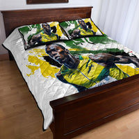 Jamaica Quilt Bed Set Proud to be Lightning Bolt - Wonder Print Shop