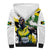Jamaica Sherpa Hoodie Proud to be Lightning Bolt - Wonder Print Shop