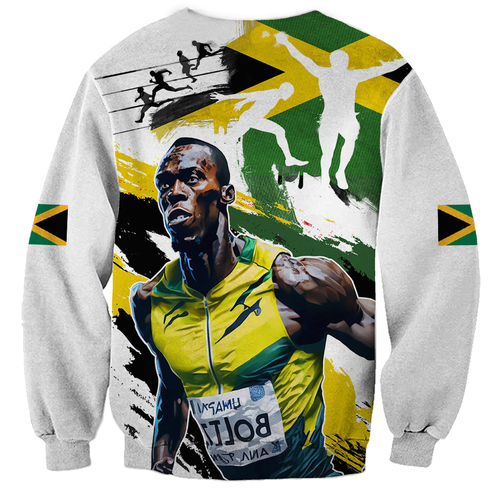 Jamaica Sweatshirt Proud to be Lightning Bolt - Wonder Print Shop